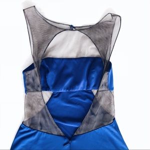 BCBG Knit with Tulle detail Dress